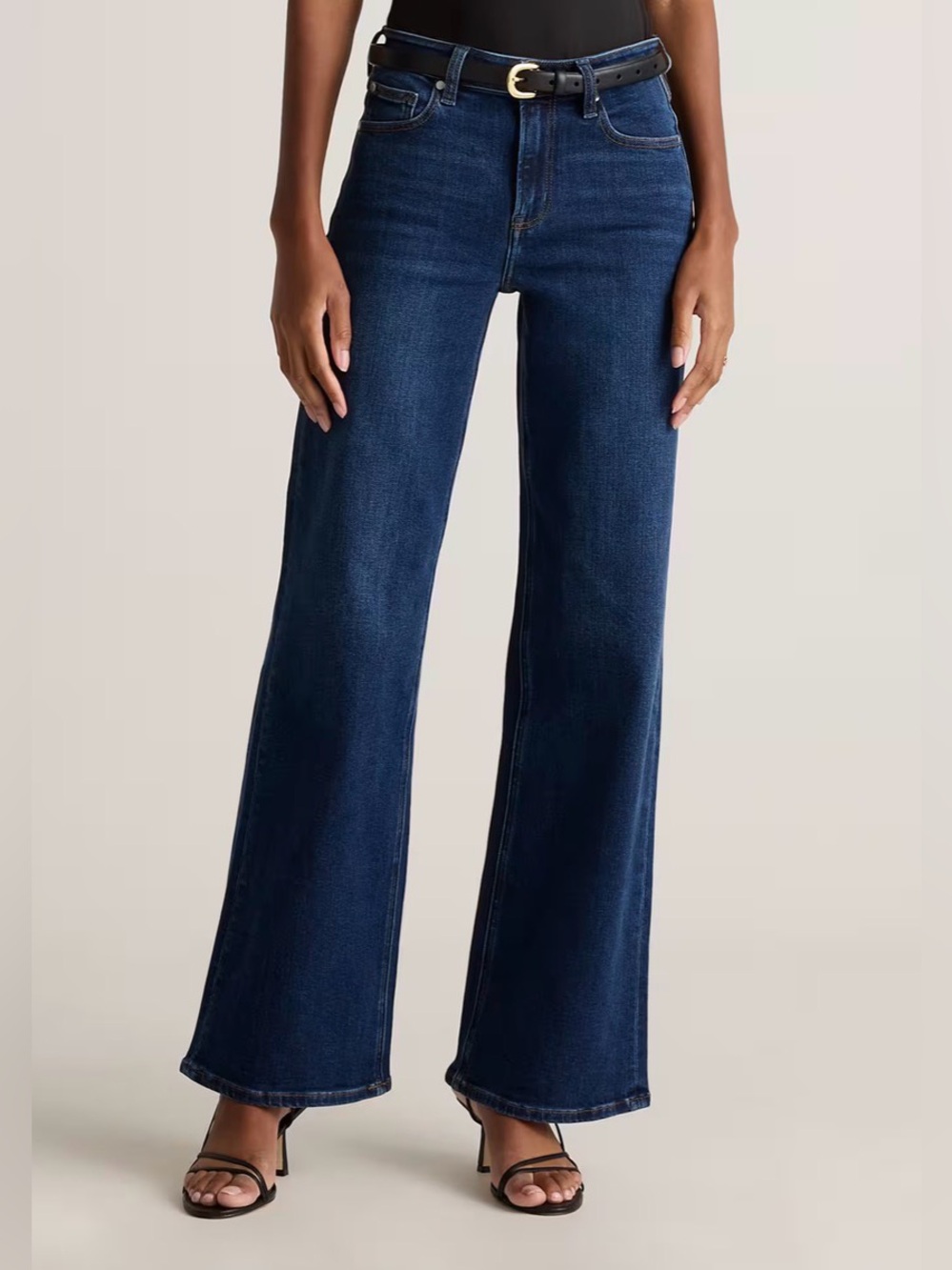Quince NWT Bella Stretch Wide Leg Jeans